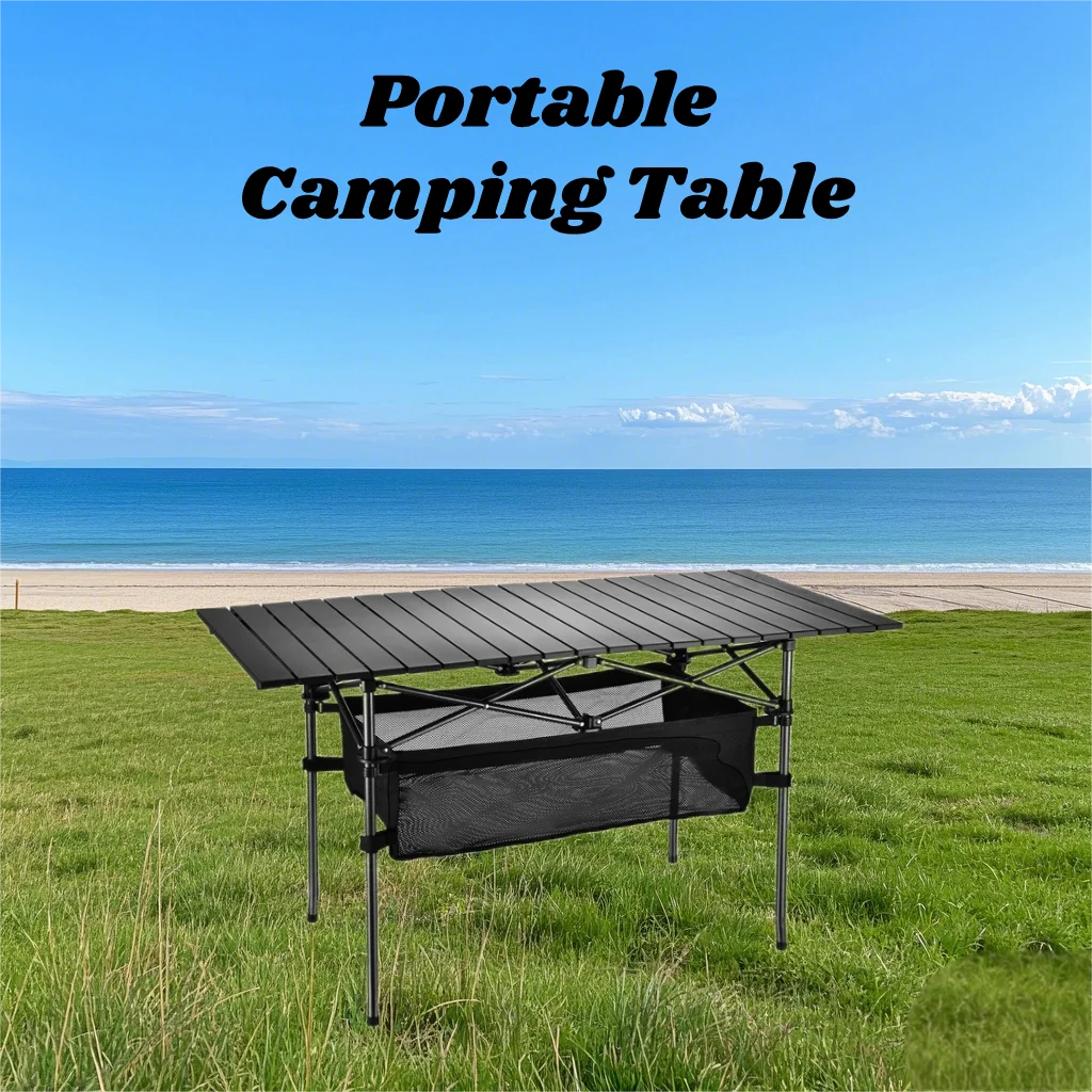 Portable Camping Table Folding Table Aluminum Alloy Picnic Table Outdoors for Party Picnic