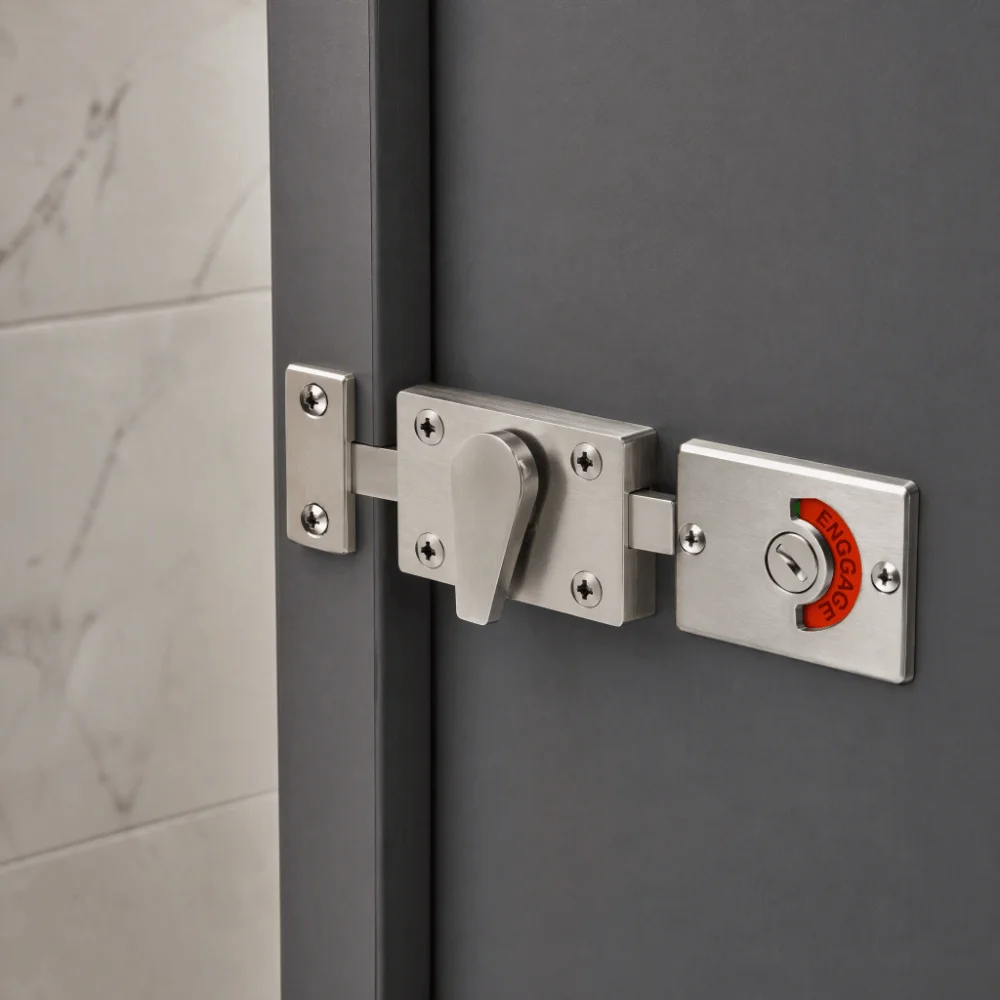Privacy Easy Install Door Lock Indicator Heavy Indicating Privacy Bolt Door Lock Stall Door Latch Partition Door