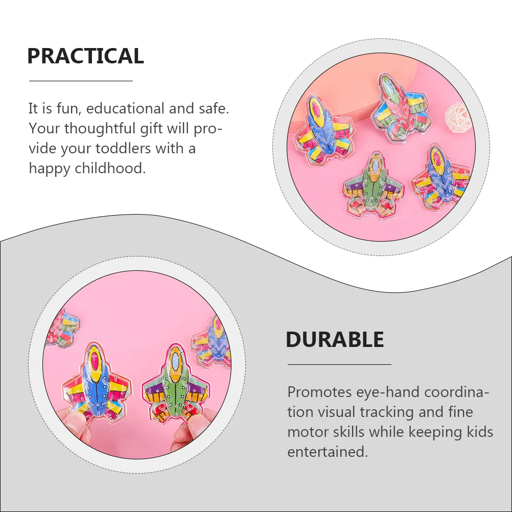 25 sztuk samolot labirynt gry imprezowe dla dzieci kreatywne puzzle dla dzieci jazda koralik zabawka