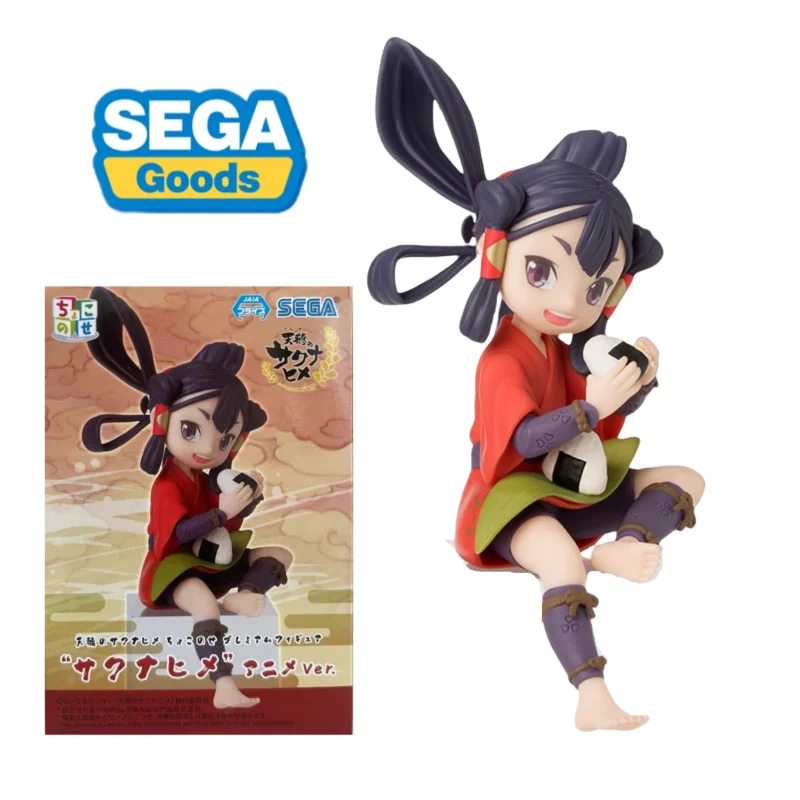 

В наличии оригинальные фигурки SEGA Sakuna: из риса и руина Sakuna Onigiri с лапшой, аниме-фигурки, игрушки, подарки, Коллекционная модель