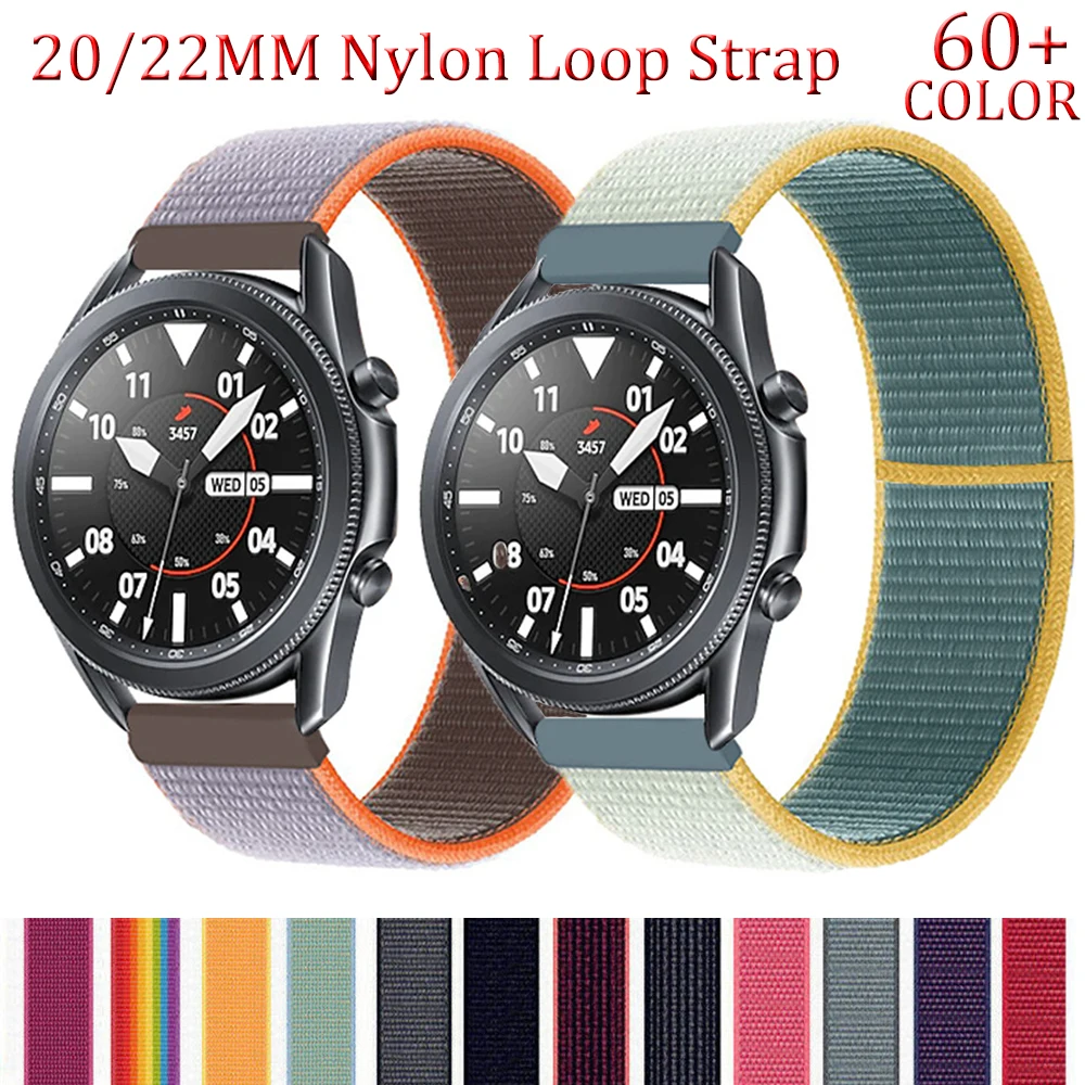 Breathable Strap For Garmin Vivoactive 3/4 Forerunner 645 245 Smart Watch Band Nylon Sport Women Bracelet For Garmin Venu SQ 2