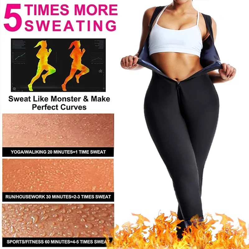 MrifDila Sweating Jumpsuits Women Body Shaper Sauna Suit Waist Trainer Sauna Jumpsuit Workout Sweat Suit Sweating Bodysuits