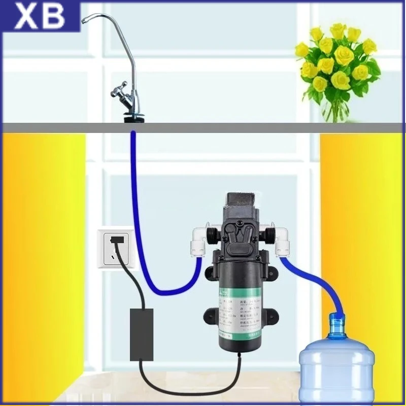 

Automatic Water Bucket/Sink Self-Priming Pump DIY Washstand Electric Faucet with Auto Start/Stop