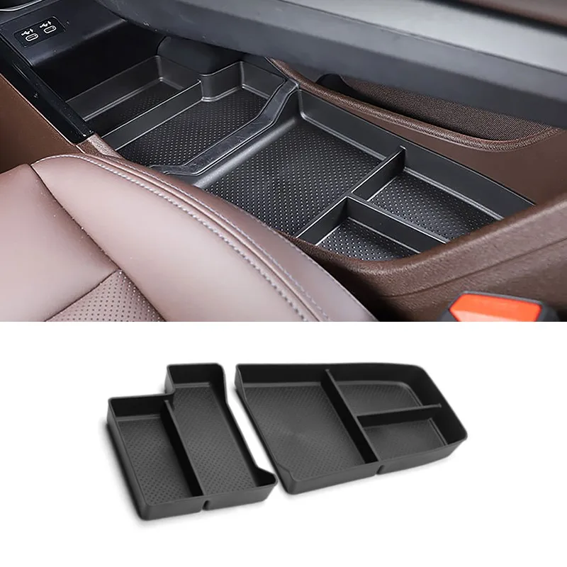 

Console Armrest Under Storage Box Container Holder Car Accessories Organizer Tray For BMW X1 U11 2023 2024 Interior Decoration