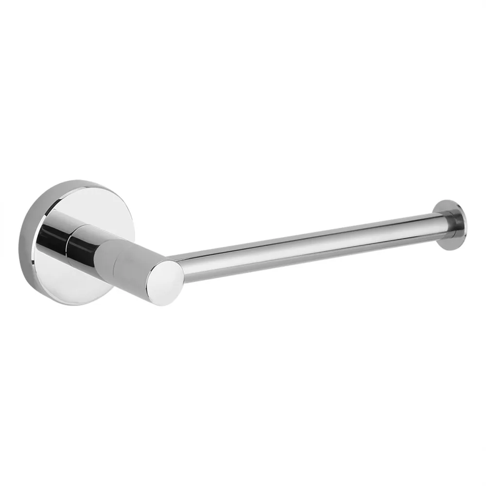 

Stainless Steel Paper Roll Holder Chrome Plated Wall Mounted Toilet Paper Holder Long Durability Easy Installation Paper Holder
