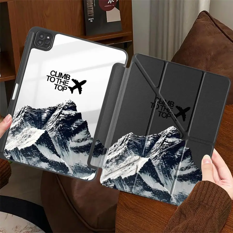 Holder Cover Tablet Case For iPad Pro 11th 10th 9th 8th 7th 12.9inch Pro 2025 Mini 6 7 Air 4 5 M3 M2 1 2 M4 11inch Landscape Art