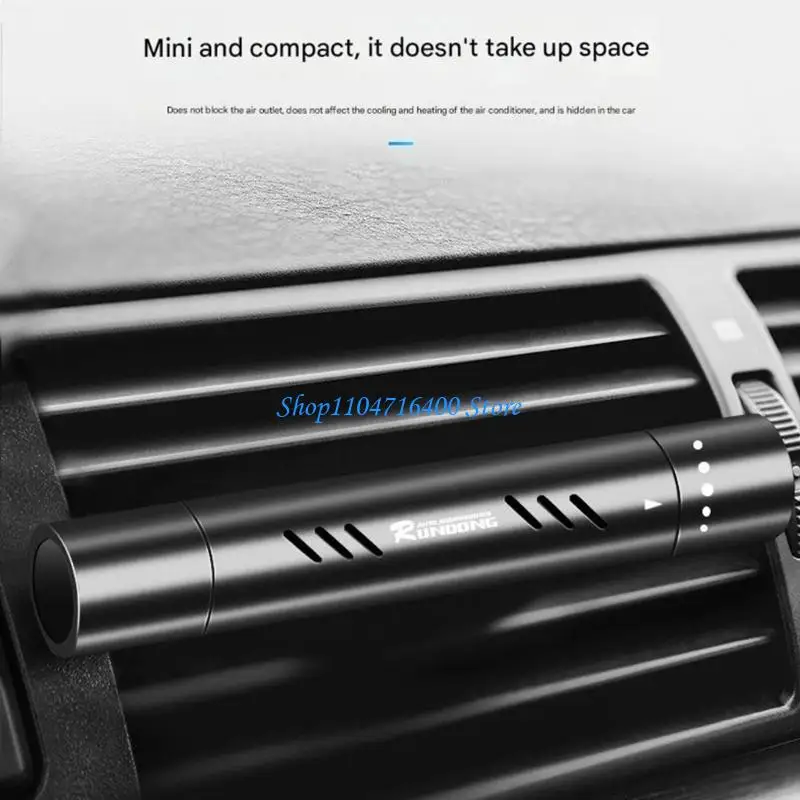 

y1gd Car Air Freshener Vent Clip on Aluminum Scent Auto Freshner Outlet Perfumes