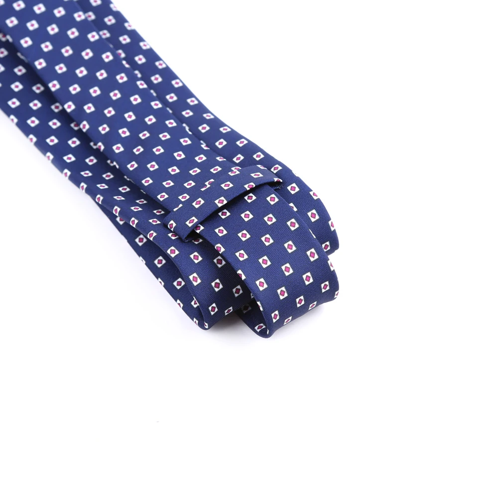 Wholesale 8CM Mens Necktie good Handfeel Print Patterns Classic Ties For Man Polyester Dots Formal Business Wedding Accessories