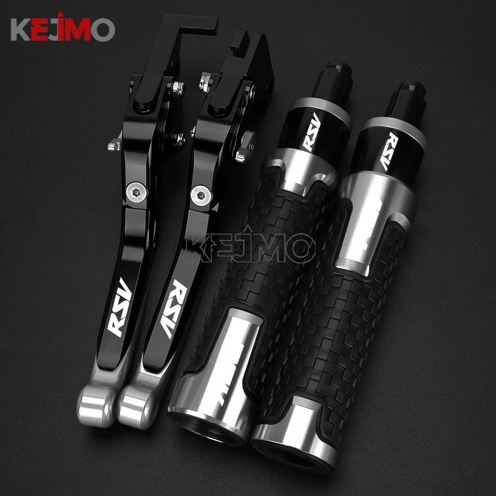 

Accessories Motorcycle RSV 4R/4RR RSV4 RSV4R RSV4RR Adjustable CNC aluminum Brake Clutch Levers Handlebar Grips Ends FOR Aprilia