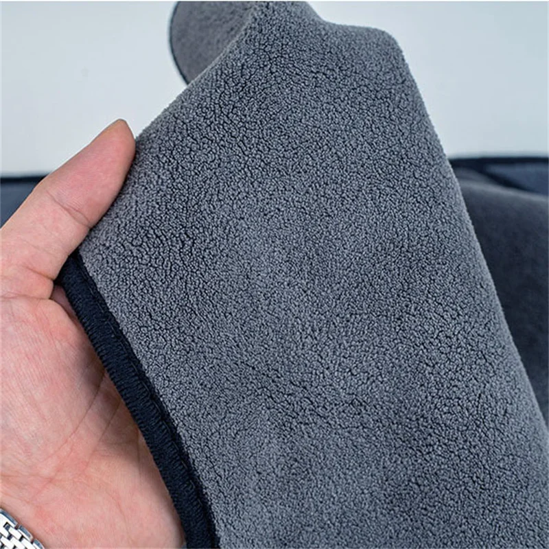 Microfiber Thick Car Wash Towel Fast Drying Auto Cleaning Extra Soft Cloth High Water Absorption Cleaning Cloth Drying Towel