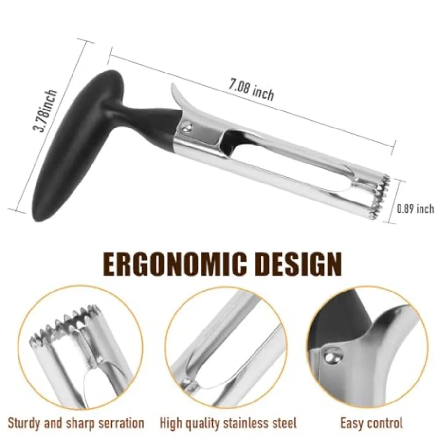 Premium appelboorgereedschap voor eenvoudige en efficiënte kernverwijdering van fruit zoals peren Stevig roestvrijstalen ontwerp met scherpe Se