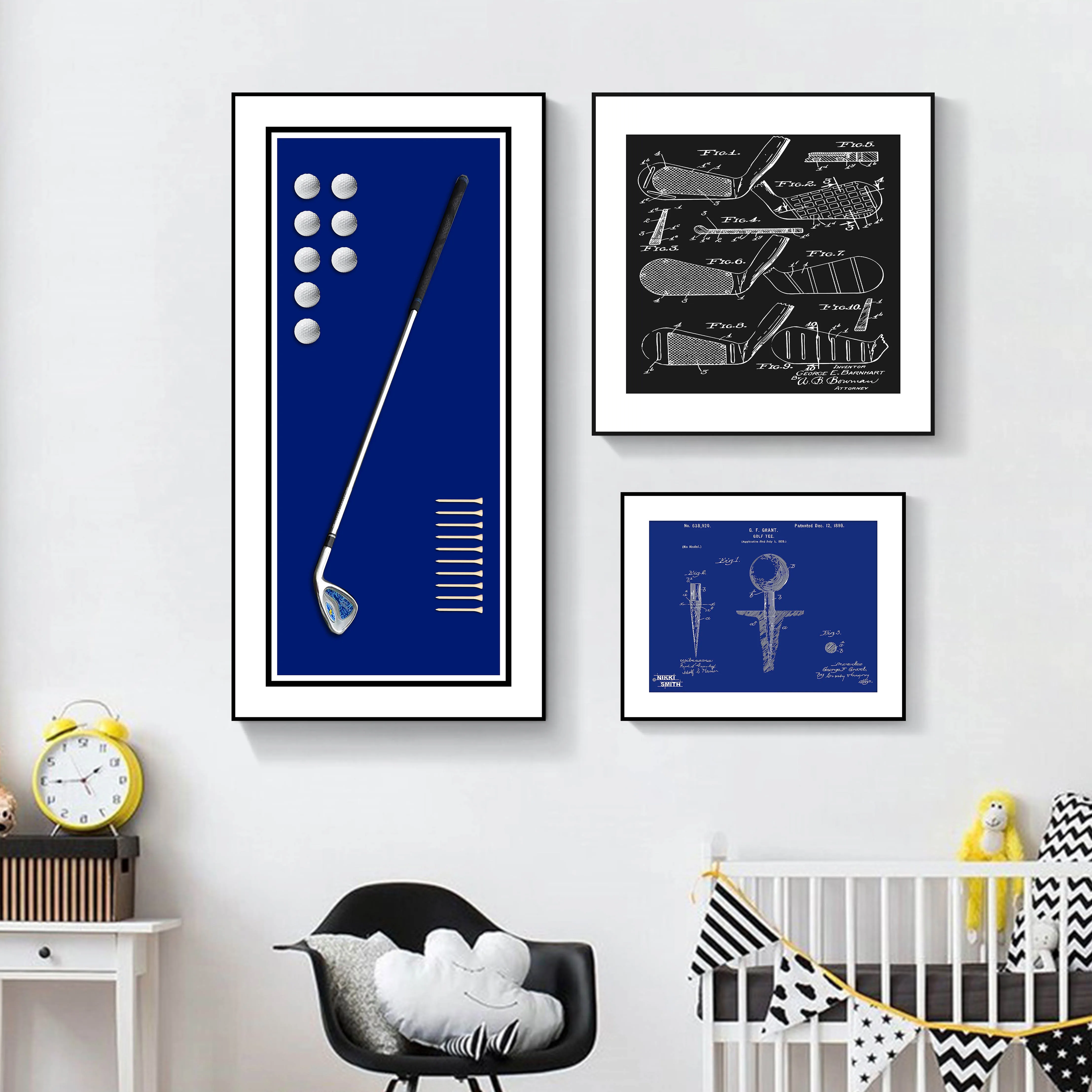 -For 3d Art Wall Decor Golf Decorative Painting New Trendy Modern Art Abstract Painting Factory Directly Sale Hanging Paintings&