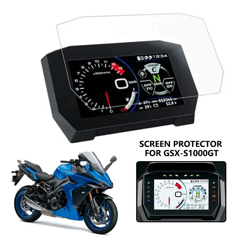 

For Suzuki GSX-S1000GT GSX S1000GT S1000 GT 2022 2023 Motorcycle Scratch Cluster Screen Dashboard Protection Instrument Film