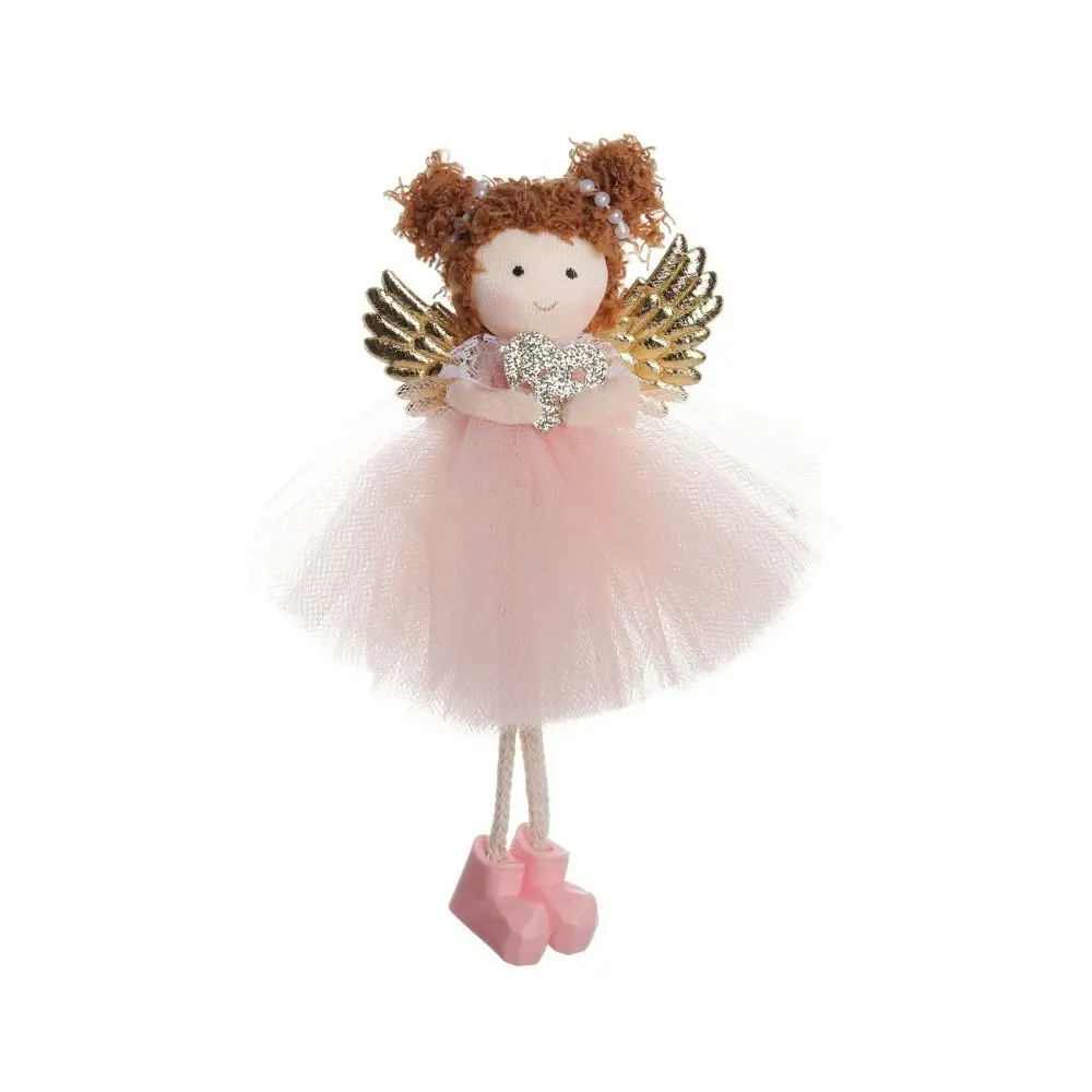 

Funny Cartoon Plush Angel Pendant Handmade Durable Christma Doll Ornaments Cute Xmas Angel Ornaments Kindergarten