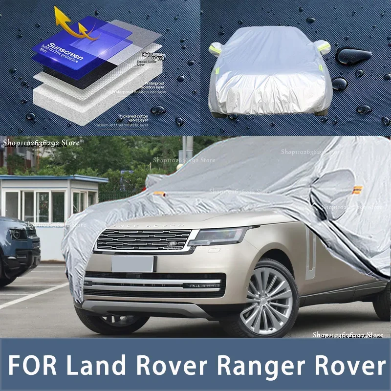 

For Land Rover Ranger Rover Outdoor Protection Full Car Covers Snow Cover Sunshade Waterproof Dustproof Exterior Car accessories