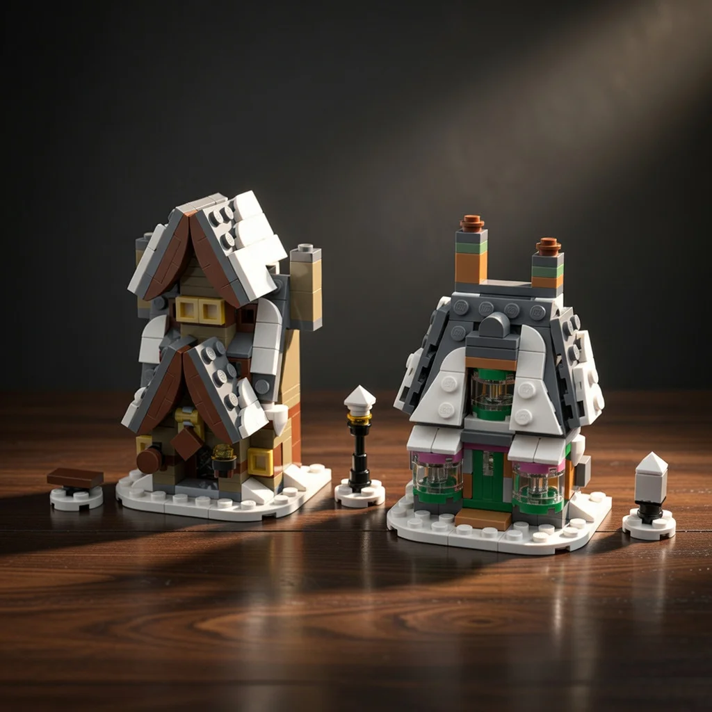 

MOC Ancient Greek Myth Trojan Horse Building Bricks Wooden War Horse Model Assembly Creative Ornament Hobby Gift