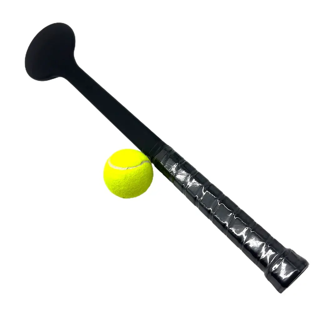 Carbon Fiber Tennis Dessert Racket Tennis Training Pointer Tennis Spoon Hitting Accuracy Trainer Swing Practice Auxiliary Tool