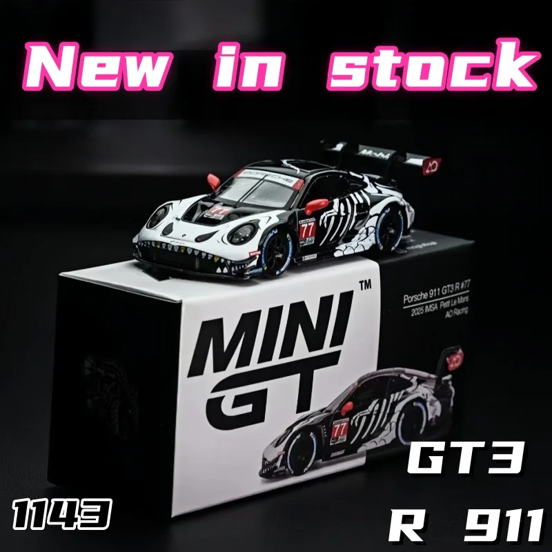1-64-gt3-r-911-halloween-skull-dragon-modelo-de-vehiculo-en-miniatura-de-aleacion-1143-pieza-decorativa-para-adultos-nuevo-en-stock