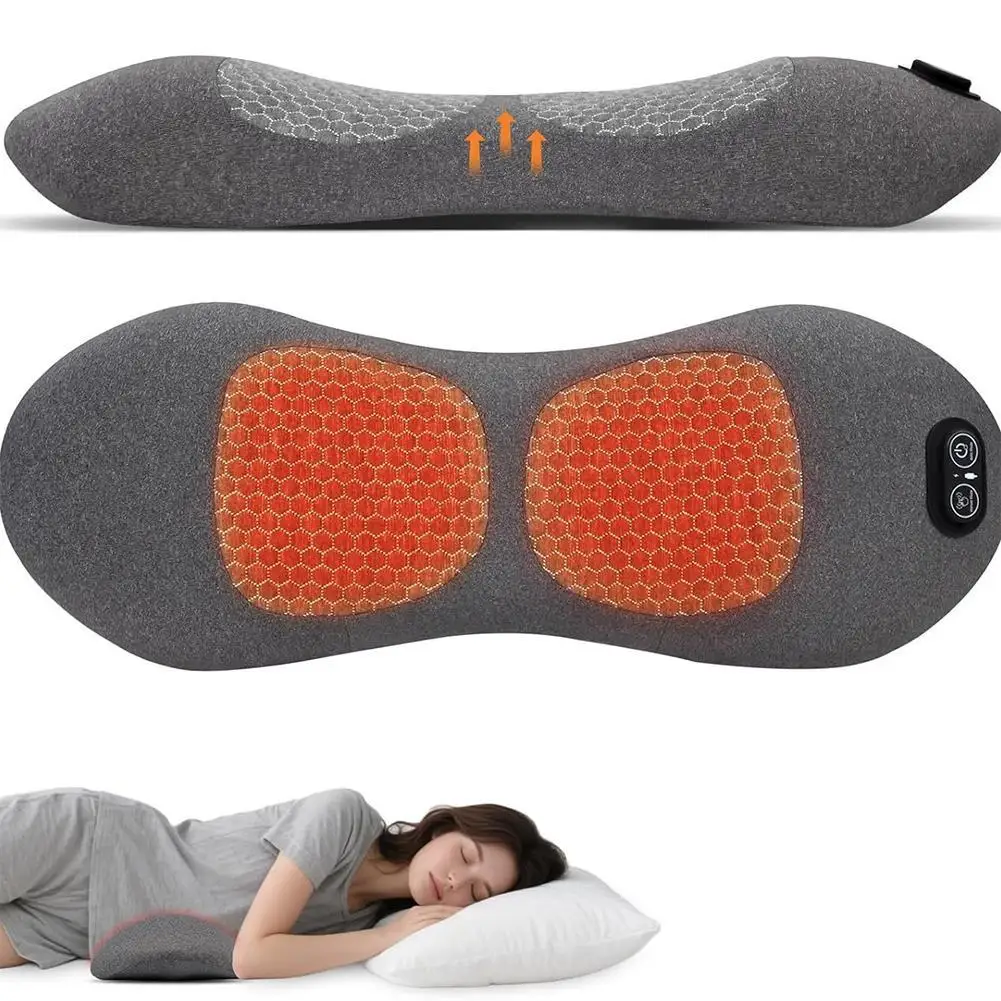 Multi-functional 3 In 1 Back Therapy Massager With Relief Bed Sleeping Shiatsu Deep Tissue Portable Shoulder Lower Back Pain Rel