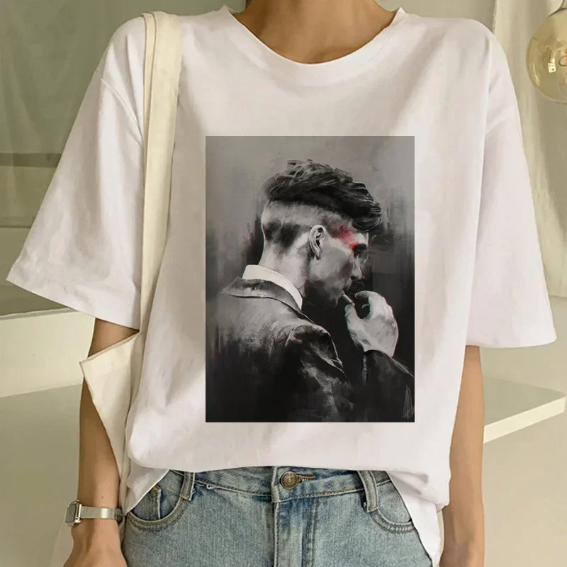 Harajuku Peaky Blinder Women Tshirts Funny Short Sleeves T Shirt Women Shirt 90s Ulzzang Female T-shirt Tees Fashion Top