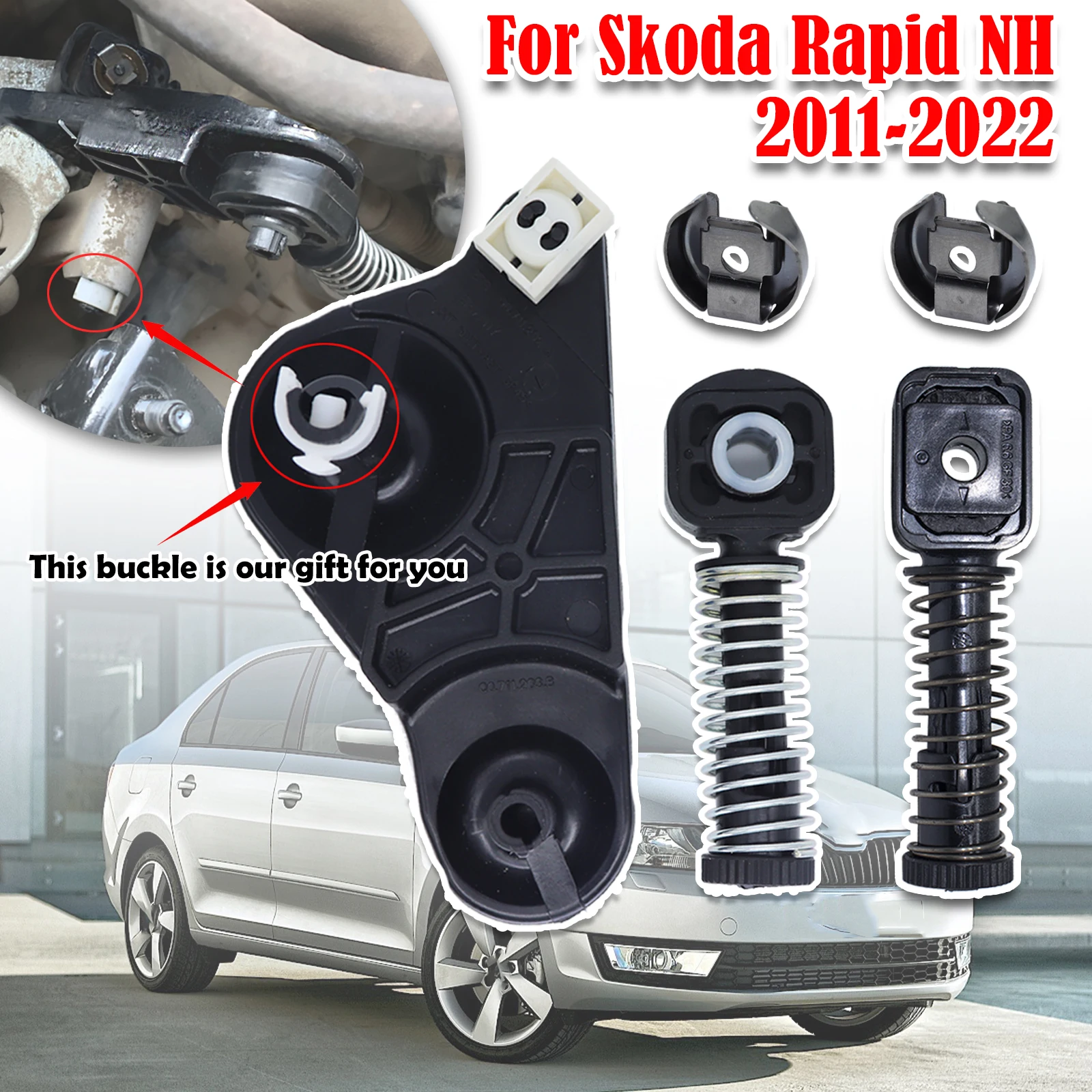 Relay Lever Bowden Cable Catch Lock Washer Set For Skoda Rapid NH Gear stick Selector Shifter Linkage End Replacement 2011-2022