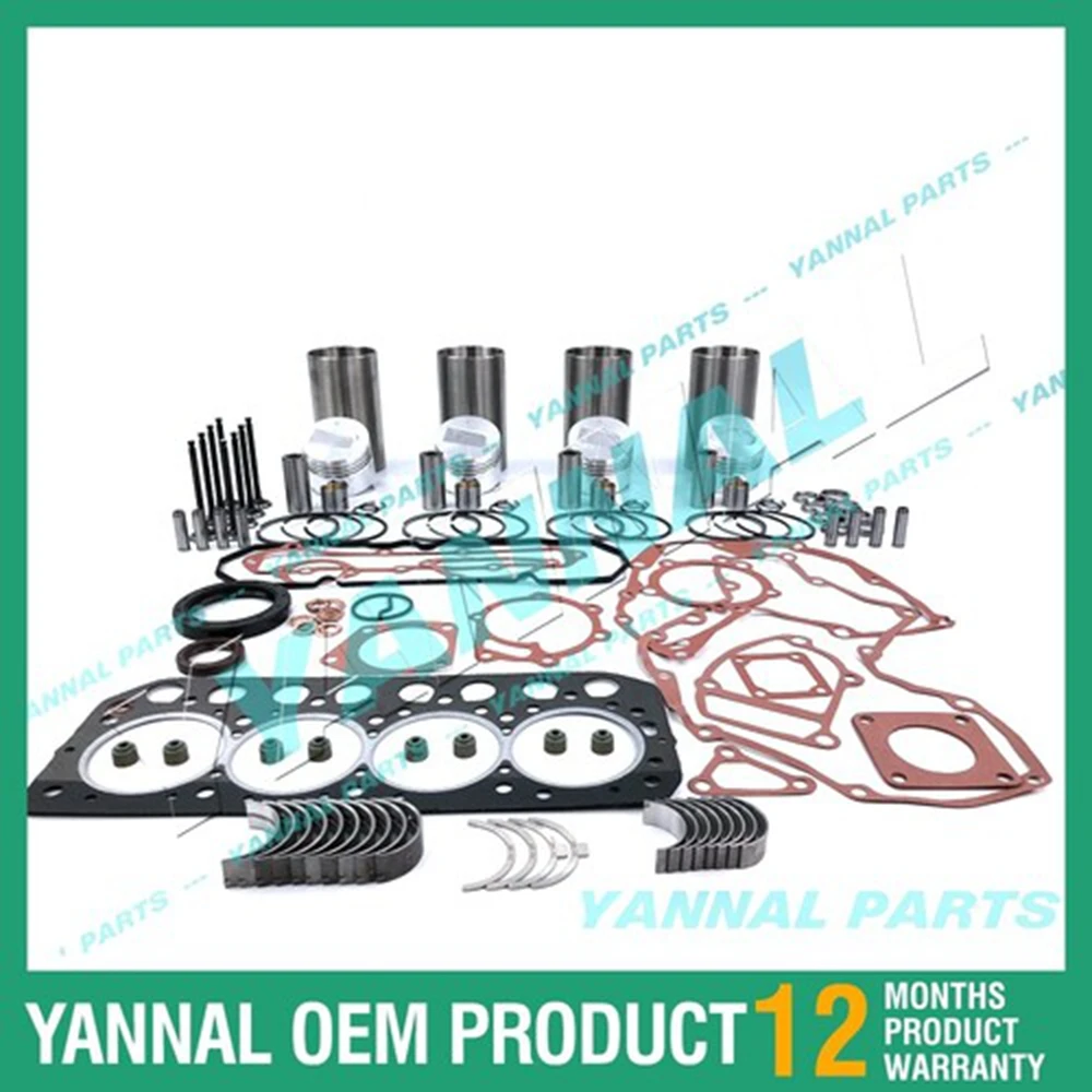 

S4L Engine Overhaul Rebuild Kit With Gasket Bearing Valve For Mitsubishi Engine