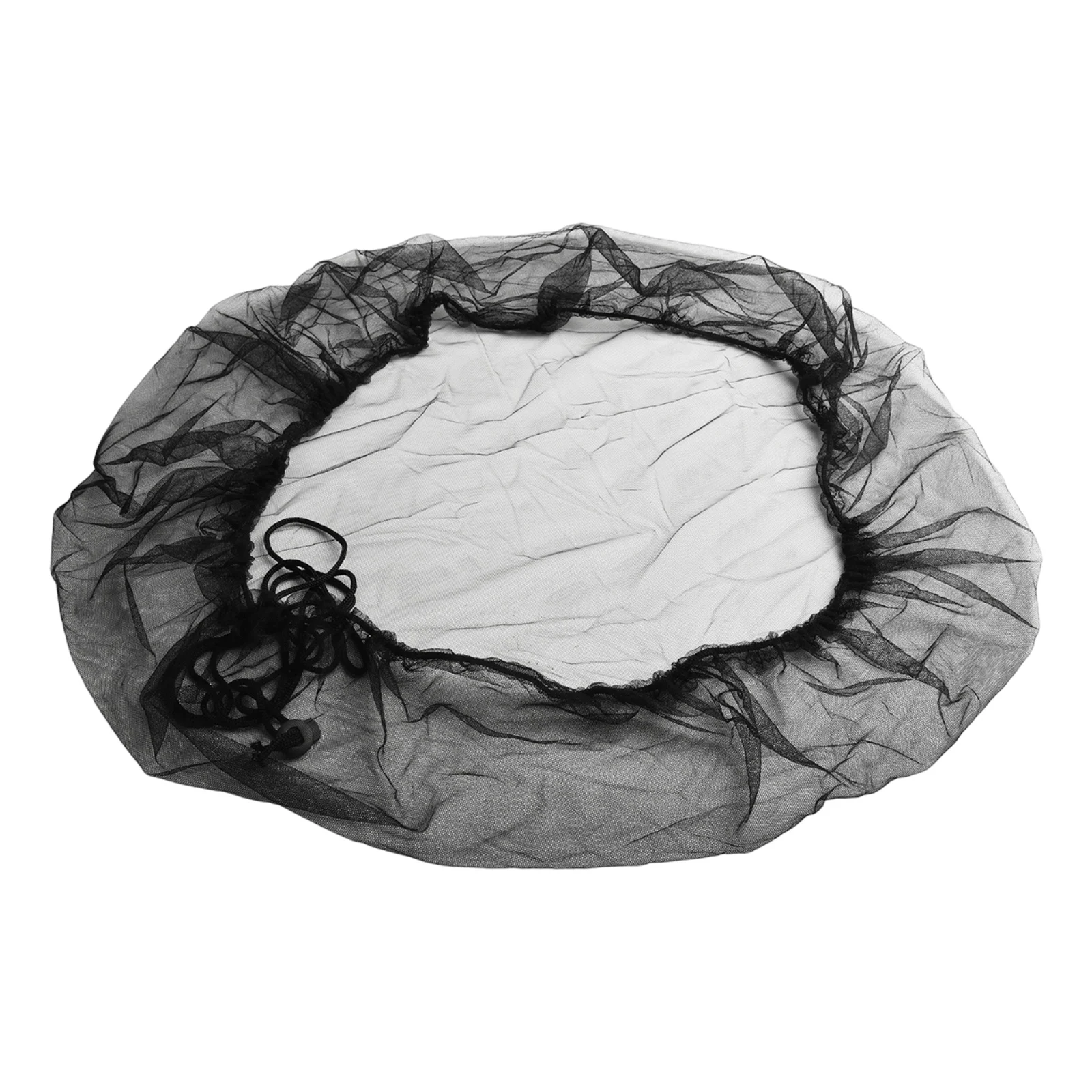 Regeneimer-Netz-Schutzhülle, Wassereimer-Abdeckung, Eimer-Abdeckung, 60/80/85/90/95/100 cm, schwarze Farbe mit Kabel, brandneu