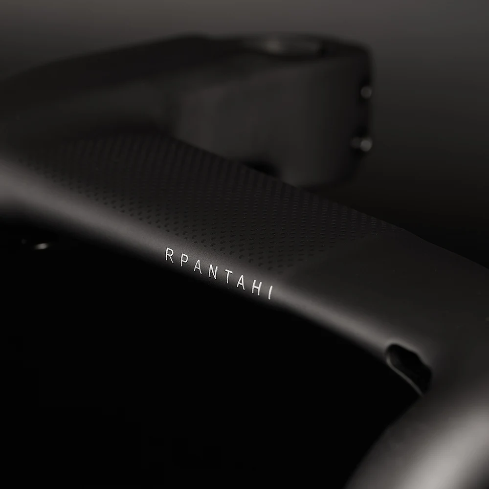 Gravel Carbon Lenker -10 ° Integrierter Cockpit-IC-Lenker mit Schaft 28,6 mm internes Kabel, reduziert gebogene Drop-Bar 360–440 mm – Detail 22