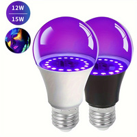 12W 15W Purple LED Light Bulb AC 85-265V PurpleTransparent Cover Party Ghost House Fluorescent Atmosphere Decoration Light