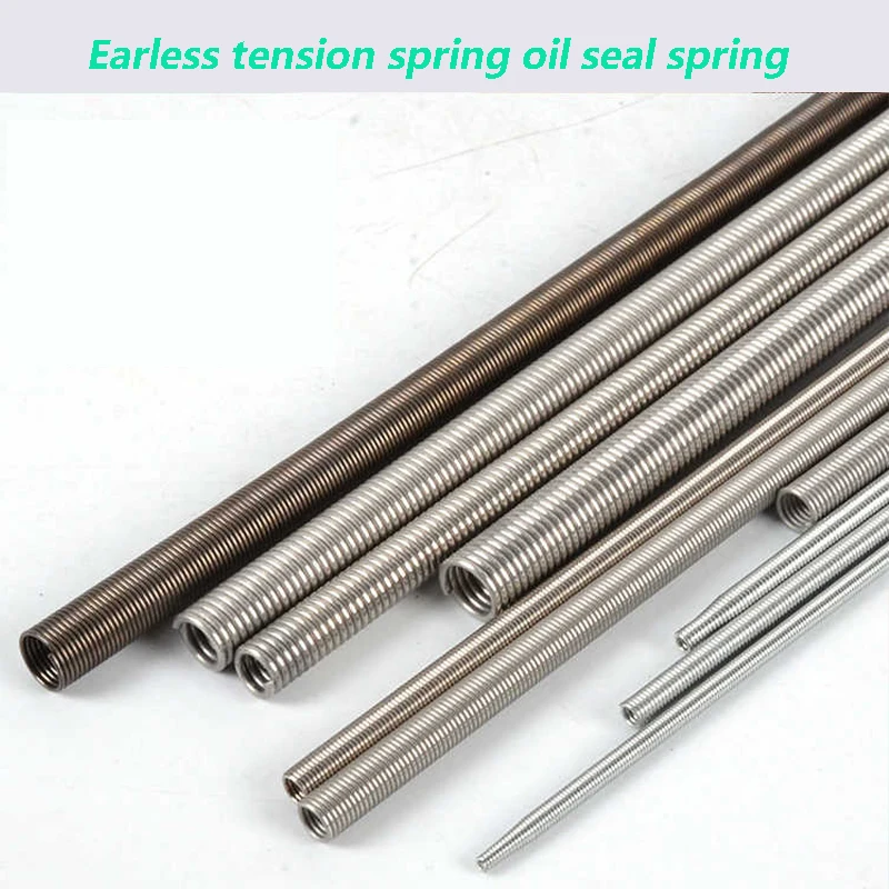 2/10PCS Wire 0.4mm 0.5mm 3mm 3.5mm 4mm~7mm 1 meter Stainless Steel Tension Spring Extension Spring Out Dia 3-7mm