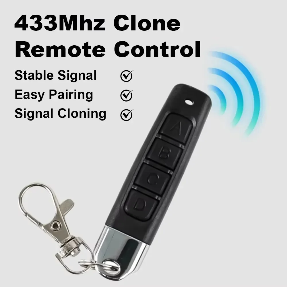 1-50PCS 433MHz Copy Remote Control Electric Garage Door Opener Wireless Controll Duplicator Clone Cloning Code