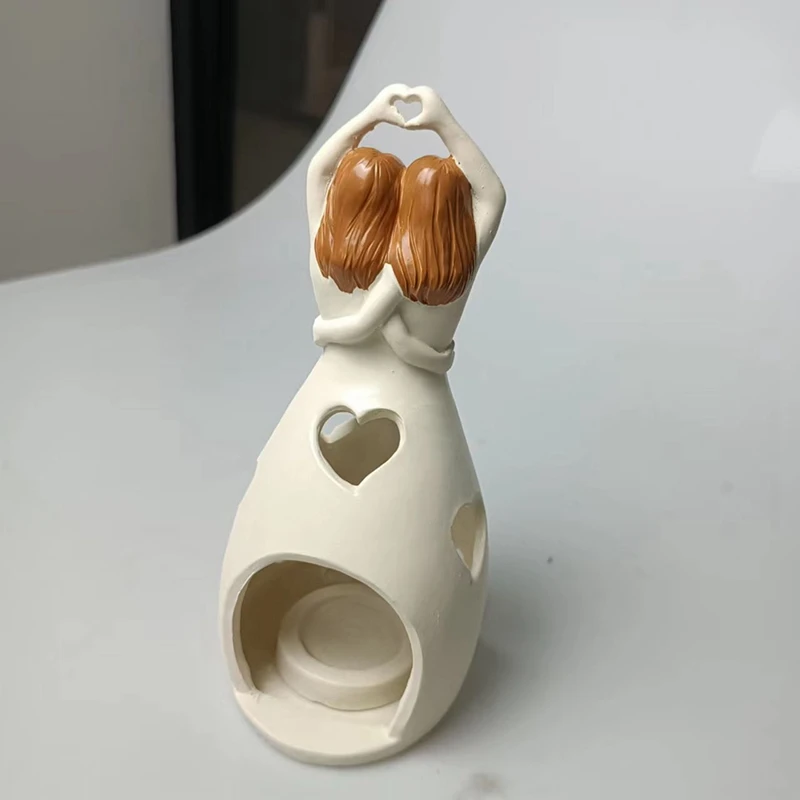 Gifts For Friend, Women- Candle Holder Warm LED Candle, Birthday Warm Gifts For Her, Mom, Best Friend, Female Friendship