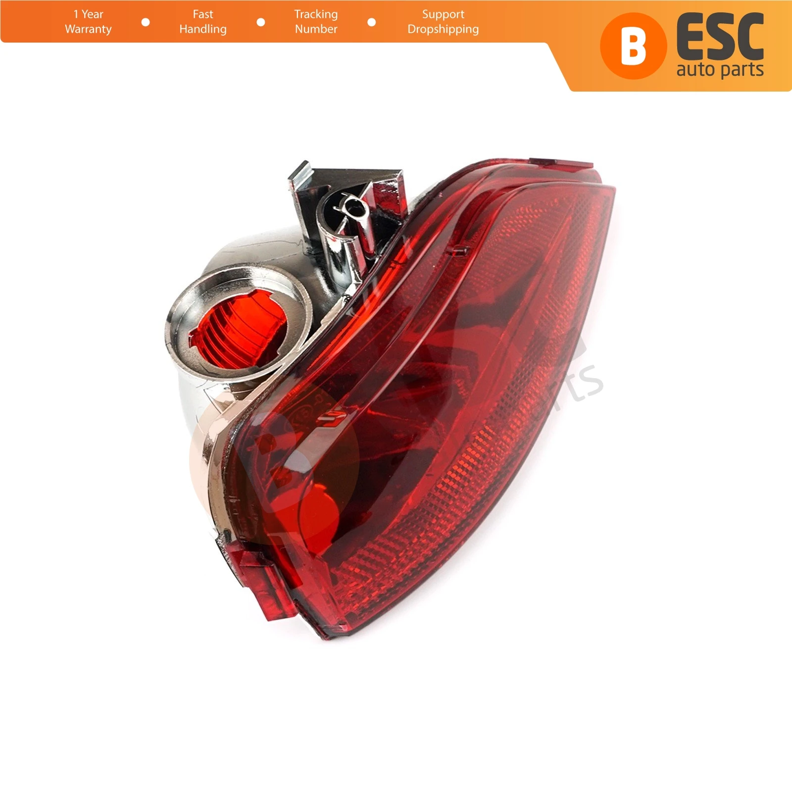 ESP990-2 Rear Bumper Tail Fog End Light Lamp Lens Reflector Right Side 265804720R  for Renault Megane MK4 Hatchback  ONLY!!!