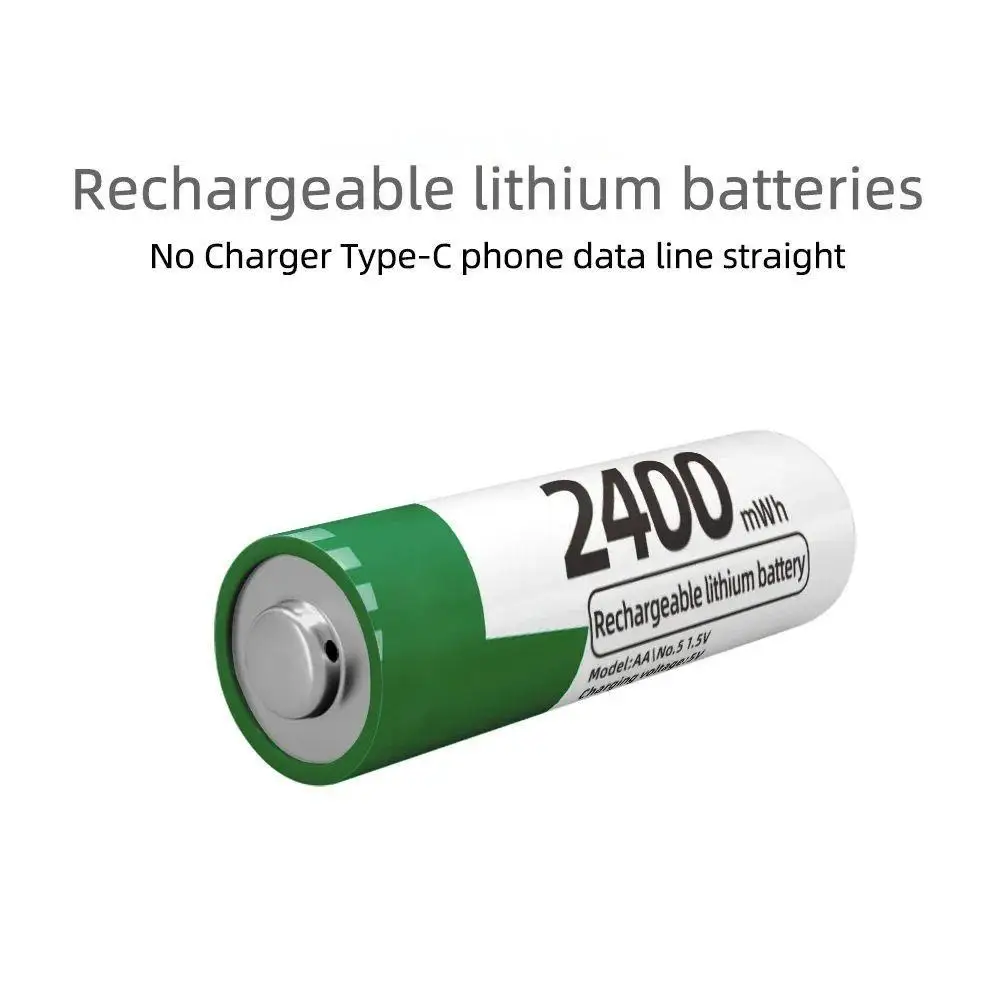 Quick Charge 2024 New Generation 2400Mah 8PCS Rechargeable Battery for Apple Huawei Xiaomi Phones