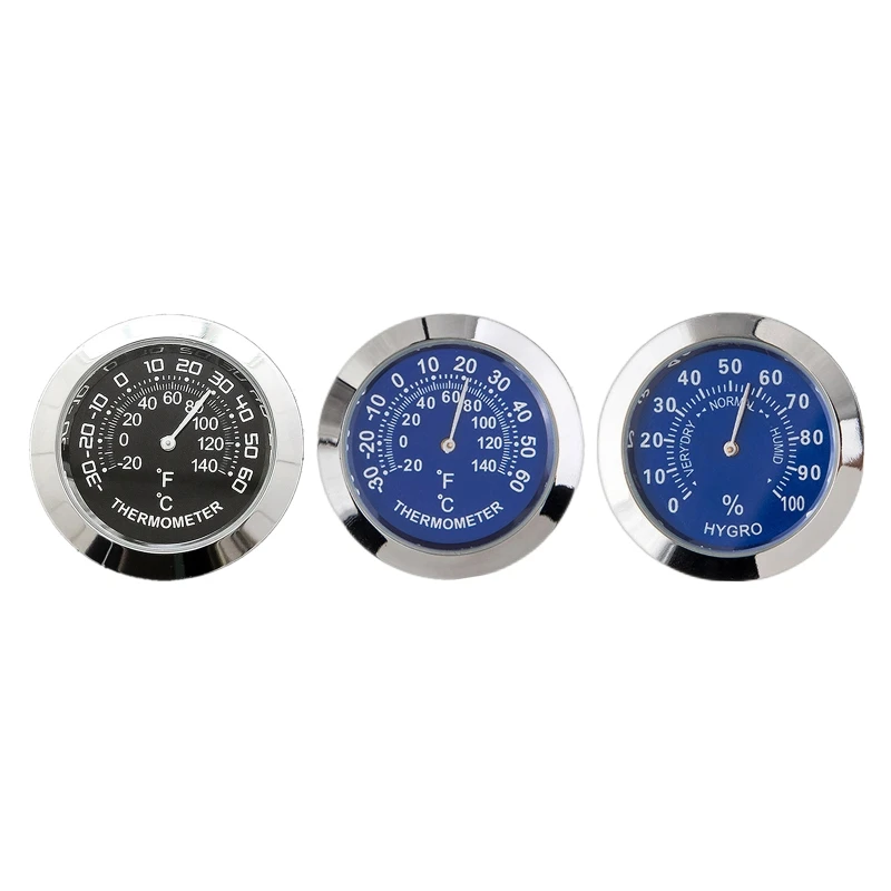 Car Interior Accessories Mini Hygrometer Thermometer Dashboard Ornament Car Part