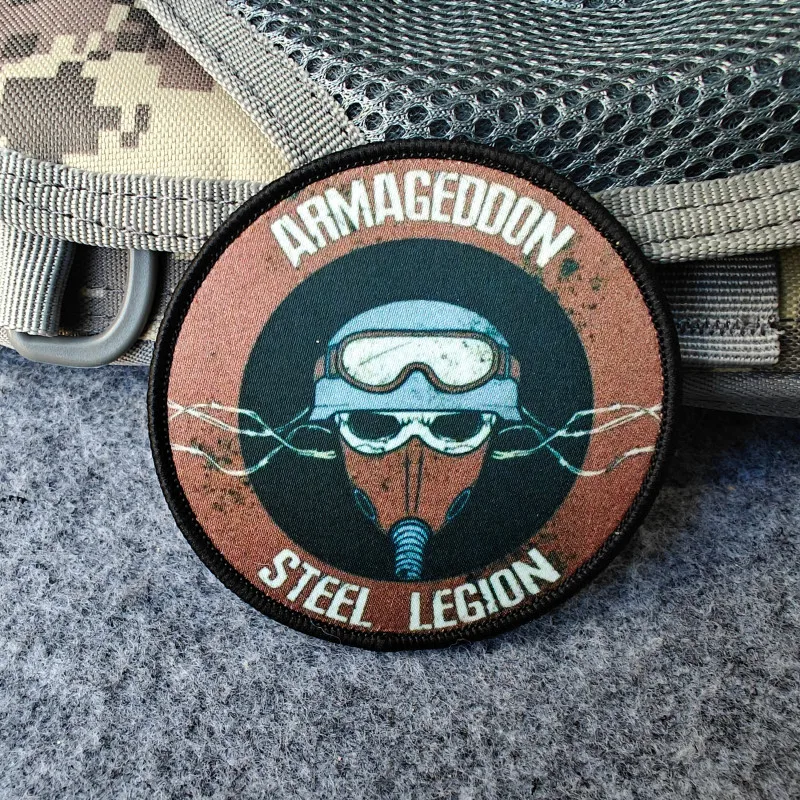 2026 Neuer taktischer Aufnäher, Iron Legion Air Badge, Armband, für Kleidung, Hüte, Rucksäcke, taktische Ausrüstung, Klettverschluss
