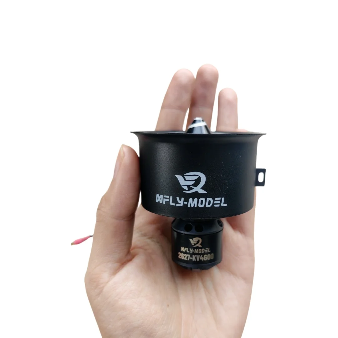 XFLY 2627-KV4600 4S EDF Power System Ducted Fan 50mm 12-Blades Galaxy X5 Brushless Outrunner Motor for Rc Jet Aircraft