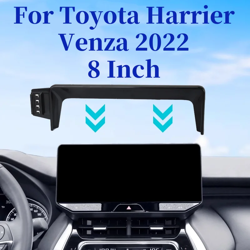 

For Toyota Harrier Venza 2022 Gravity Car Mobile Phone Holder Screen Fixed Navigation Bracket For Car Auto Interior Accessories