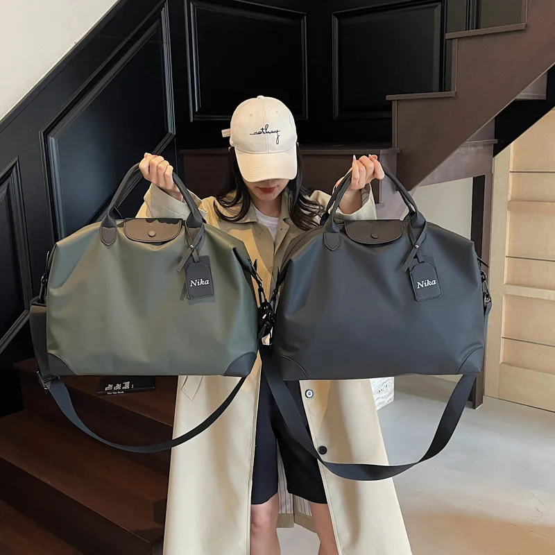 

Large Capacity Lightweight Portable Handheld Travel Bag Fashionable Unisex Handbag Short Trip Commuting Storage Bag Fitness Bag