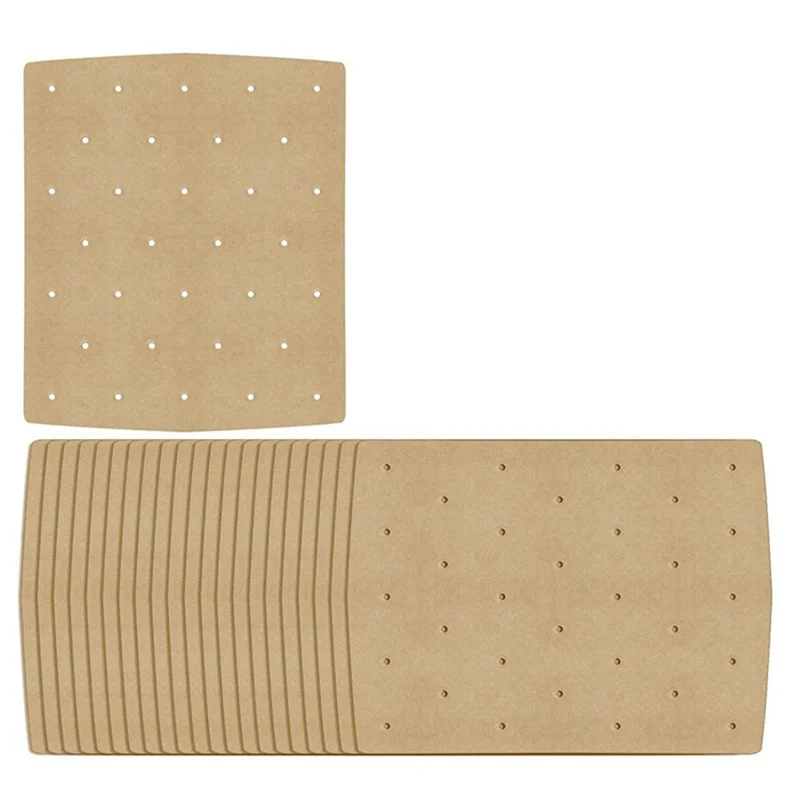 50 шт., бумажная фритюрница для фруктов, одноразовая пищевая бумажная подкладка, маслостойкая тарелка, пароварка для барбекю, аэрогриль, аксессуары для выпечки