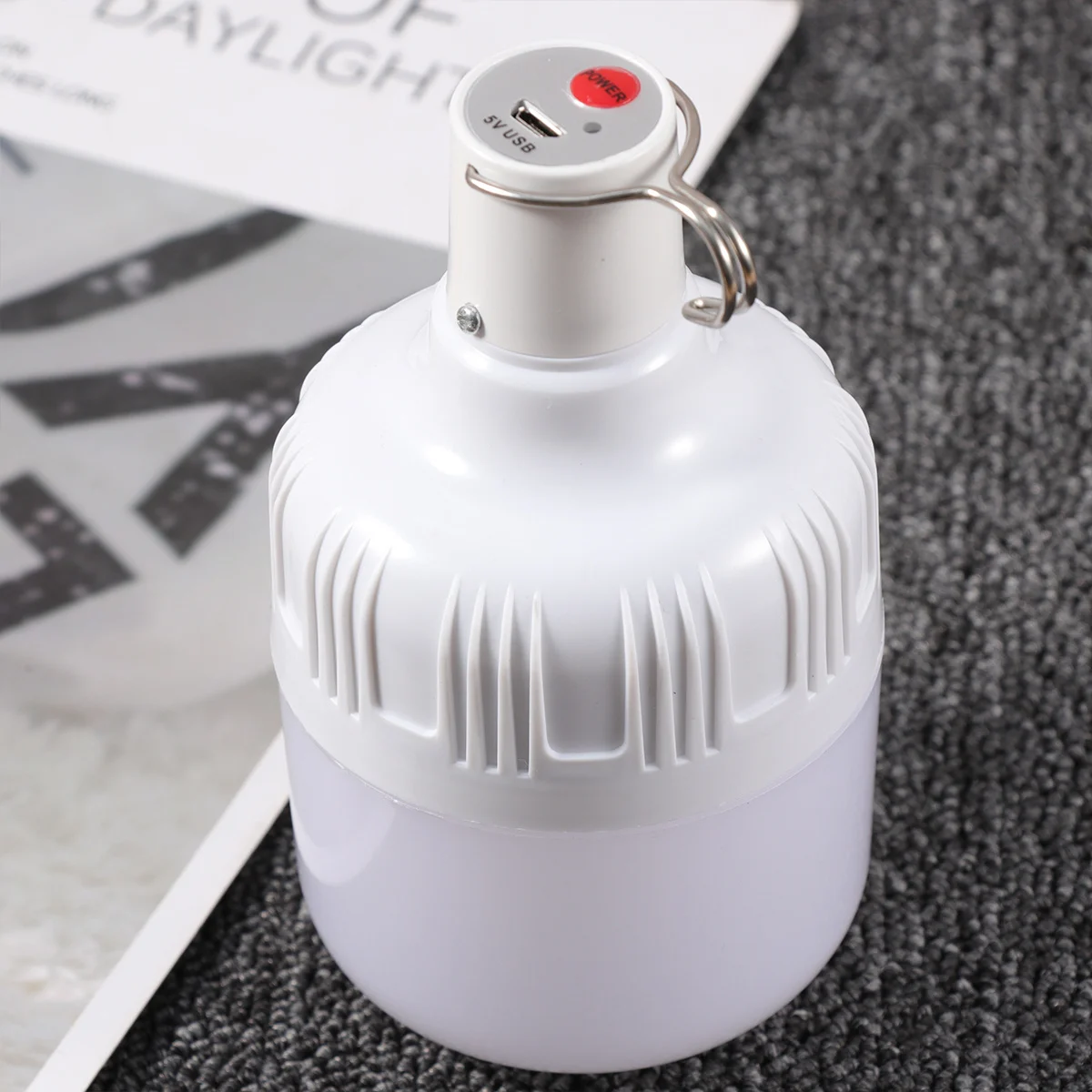 

1Pcs Waterproof LED Tent Lamp 20W USB Charging Portable Outdoor Emergency Light for Camping Night Market Stall Durable ABS Pc