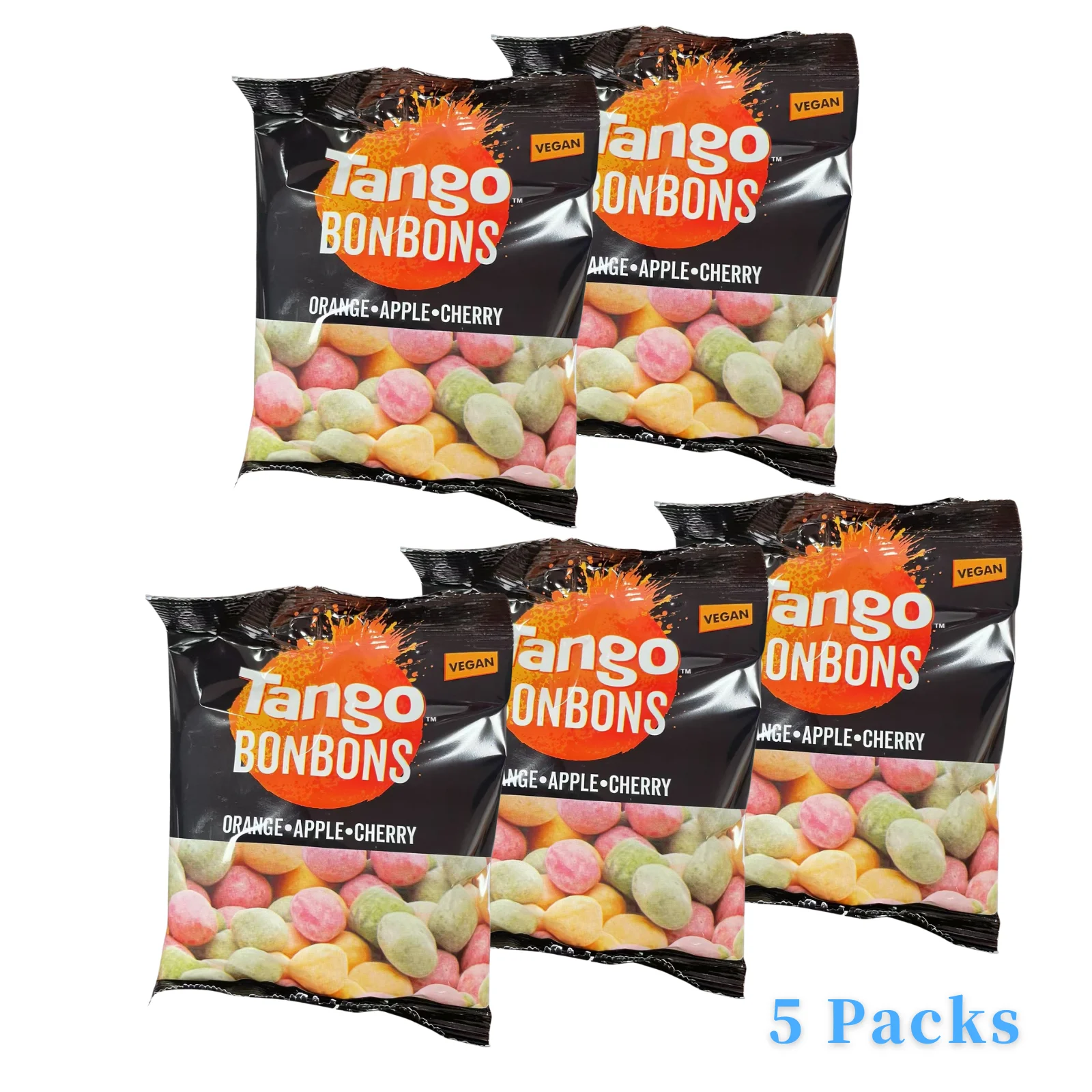 Picture 5: Tango,BONBONS Assorted Orange, Apple & Cherry Chewy, pack of 6