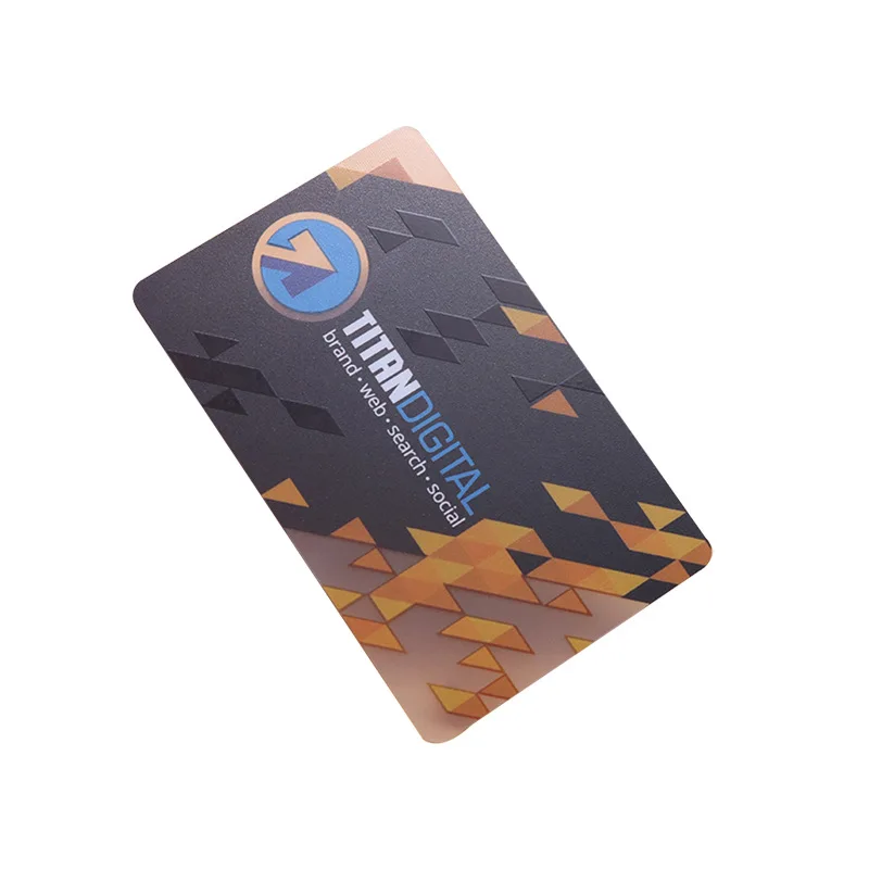 Custom.High-End PVC Transparent Card VIP VIP Experience Card Badge Membership Card QR Code Frosted Special