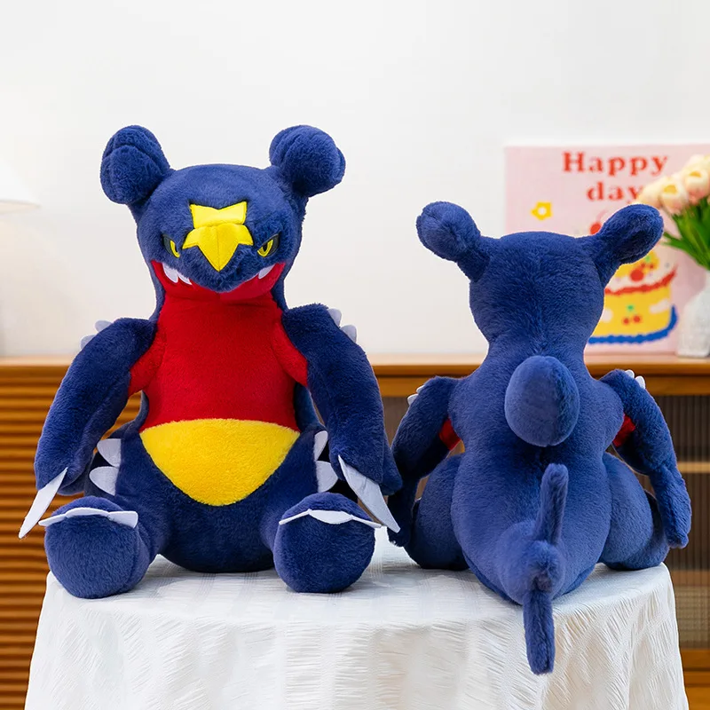 Pokemon 40/70 cm Garchomp Knuffels Anime Pop Cartoon Griknot Grote Pokémon Plushie Kawaii Gevuld Cadeau voor kinderen Verjaardag Kerstmis