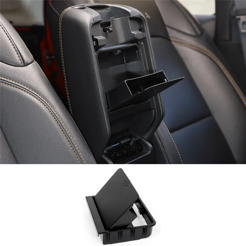 

One Touch Center Console Armrest Storage Box Organizer For Jeep Wrangler JL Gladiator JT 2018-2024 Accessories