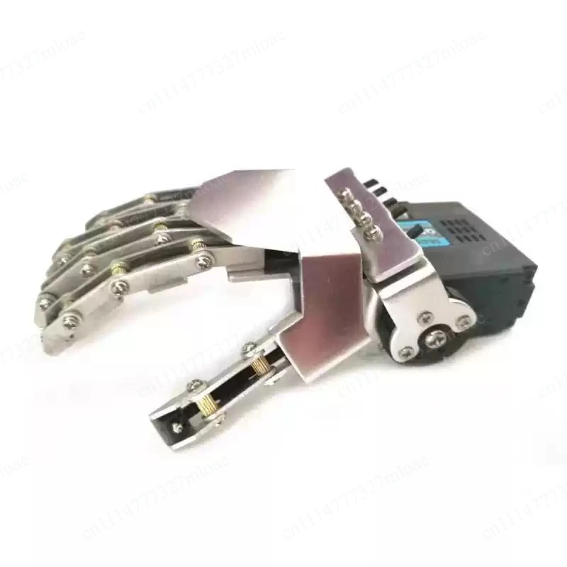 Single servo movable mini metal claw-humanoid robot finger-DIY accessories 5-finger linkage manipulator