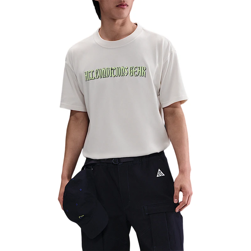 Nike Genuine Dri-FIT للرجال نمط رياضي فضفاض يسمح بمرور الهواء بأكمام قصيرة HJ0885-030