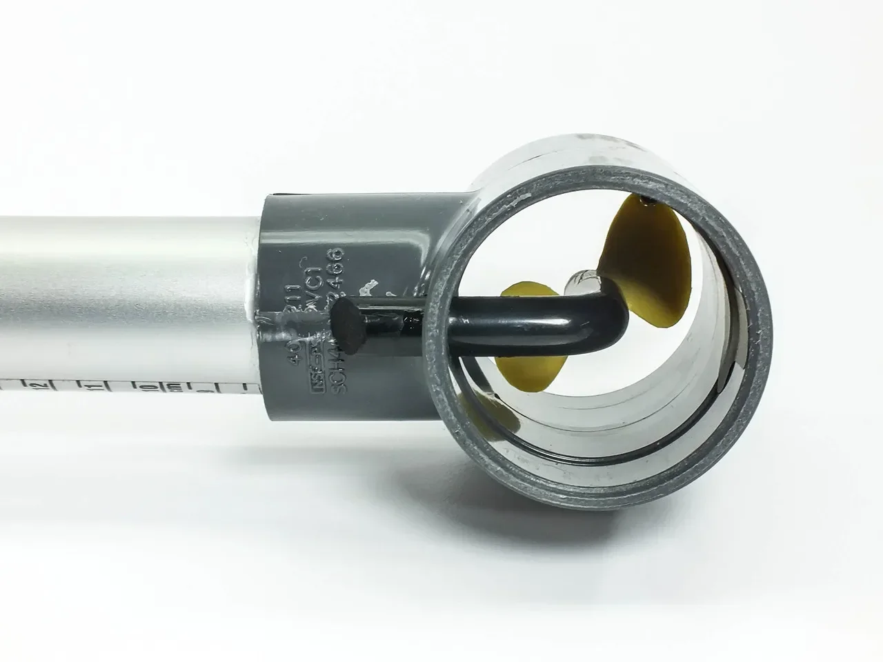 Direct reading flow meter, telescopic probe for easy portability