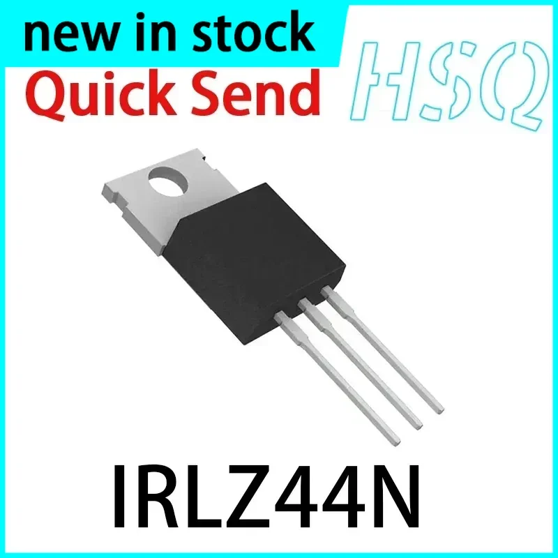 10PCS IRLZ44 IRLZ44N 49A/55V MOS FET Direct-insert TO-220 IC Chip