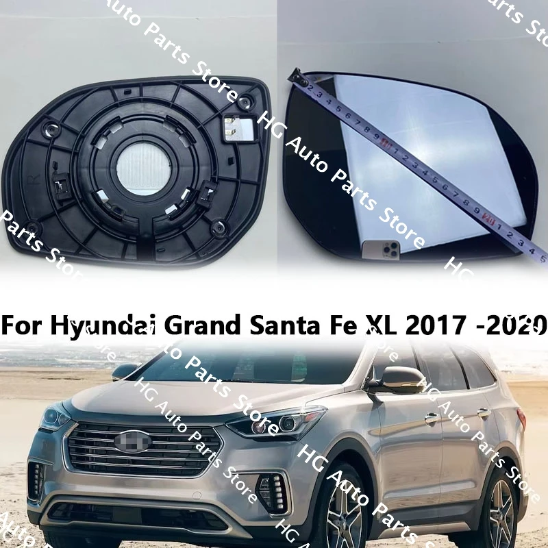 

Car Accessories For Hyundai Grand Santa Fe XL 2017 -2019 2020 Side Rearview Lenses Mirror Reflective Glass Lens with Heating